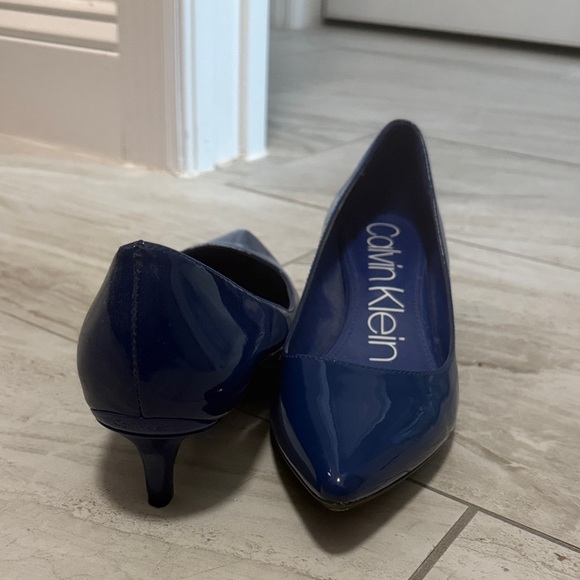 Calvin Klein Navy Blue Heels - Picture 4 of 5